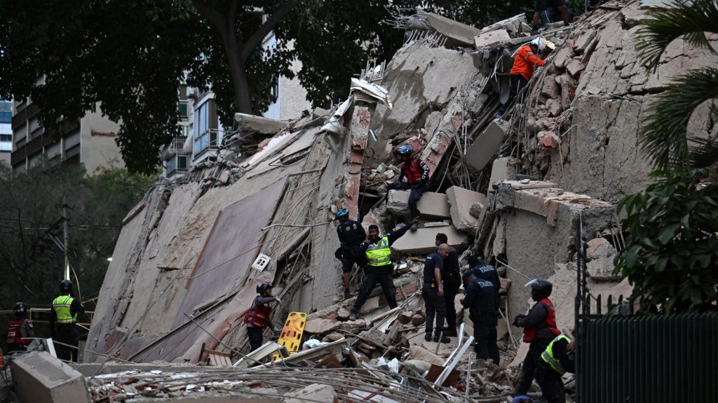 Powerful 7.1 and 7.5-magnitude earthquakes hit Venezuela; buildings collapse in the capital of Caracas