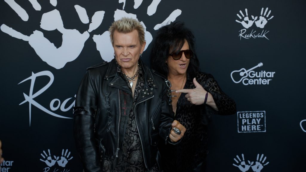 Rock legend Billy Idol and guitarist Steve Stevens are inducted to the Hollywood’s Rockwalk Rock legend Billy Idol and guitarist Steve Stevens are inducted to the Hollywood's Rockwalk