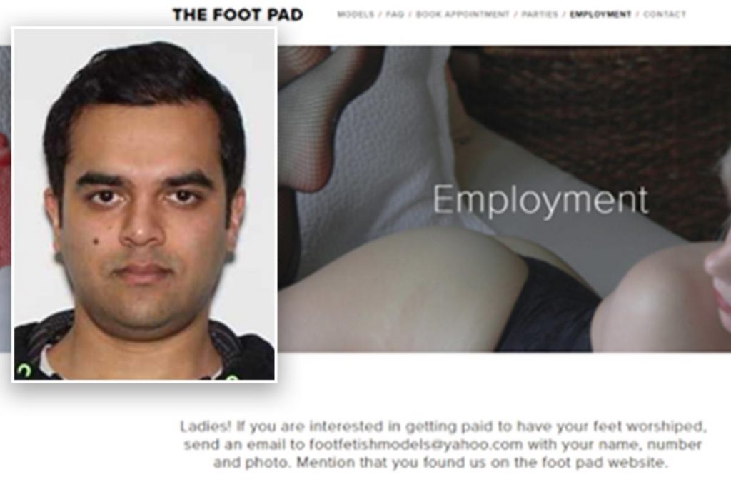 Sleazy foot fetish website owner hit with federal sex trafficking rap Sleazy foot fetish website owner hit with federal sex trafficking rap