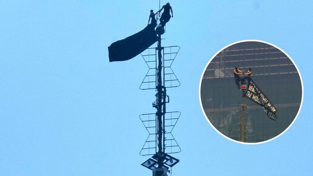 Empire State Building climbers: How Angela Nikolau, Ivan Kuznetsov got onto the spire