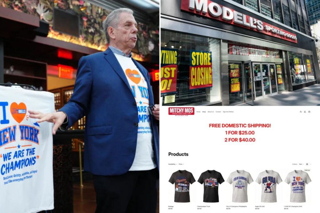 Ex-Modell’s owner forced to shut down week-old T-shirt site that offered Knicks-themed merch Ex-Modell's owner forced to shut down week-old T-shirt site that offered Knicks-themed merch