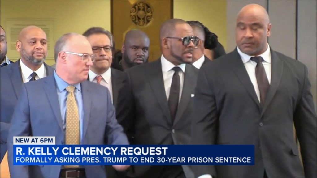 R. Kelly formally asks President Donald Trump to commute 30-year sentence for sexual misconduct convictions