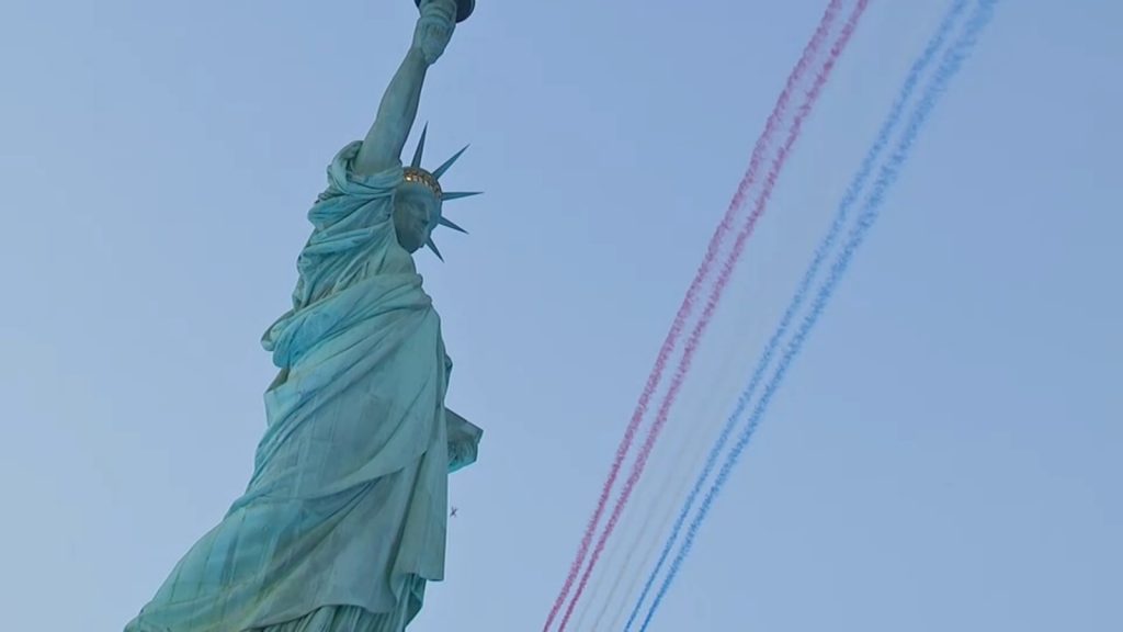 Special celebration marks America's 250th birthday on Liberty Island